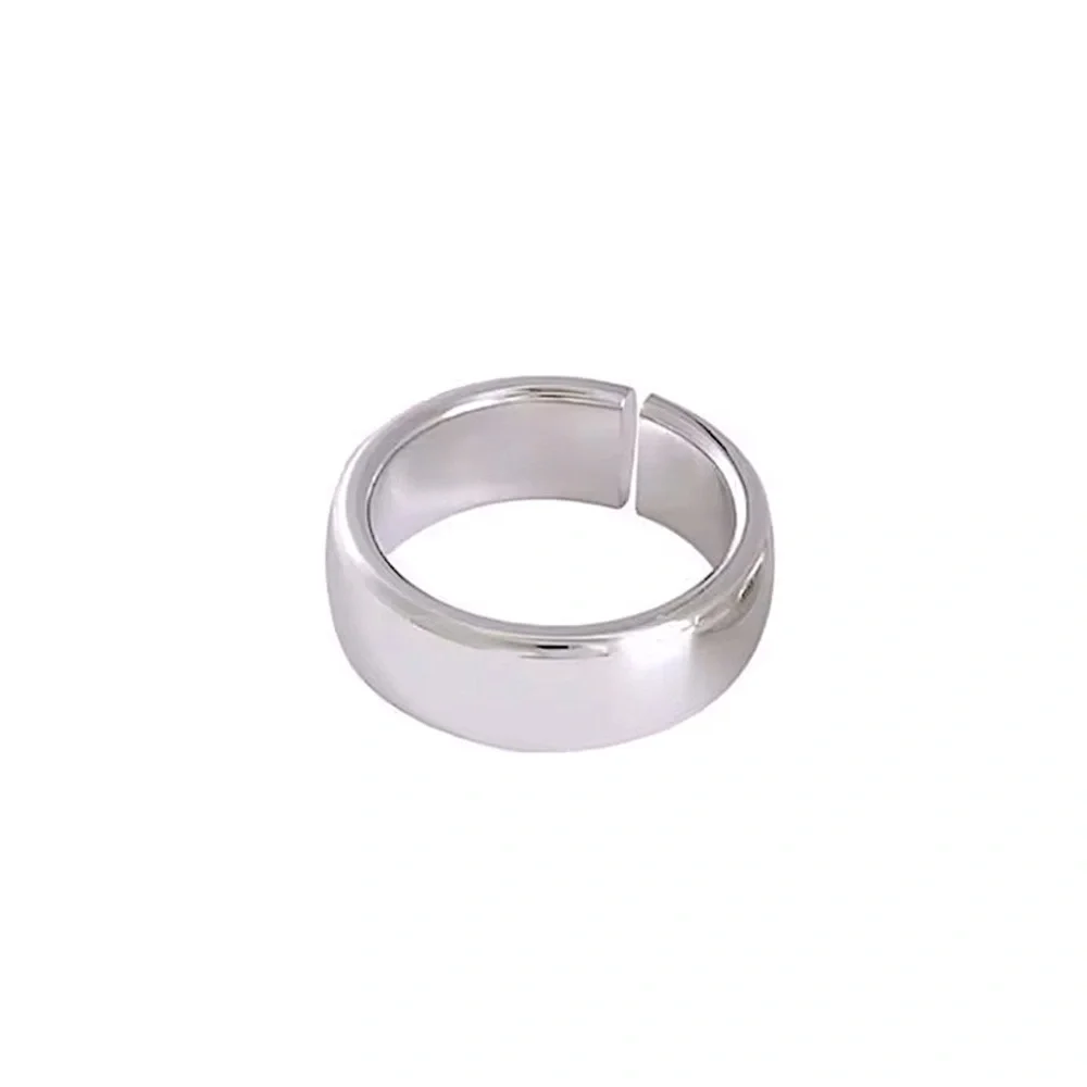 NEW Adjustable 6mm‎ Sterling Silver Band Thumb Ring Finger Midi Ring
